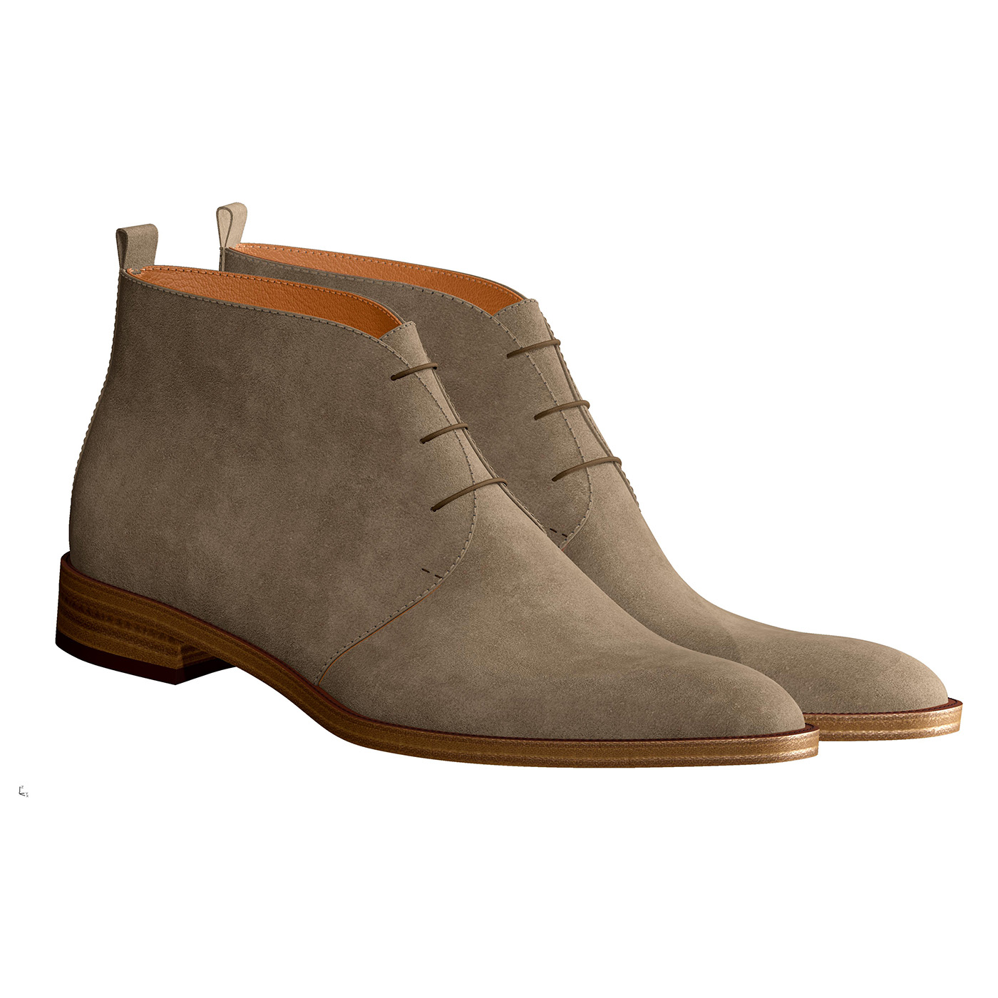  i-cad 3D technology-Chukka boots (2)Καφέ Δέρμα 